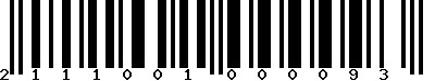 EAN-13 : 2111001000093