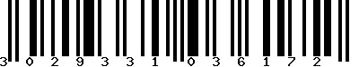 EAN-13 : 3029331036172