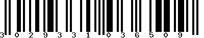 EAN-13 : 3029331036509