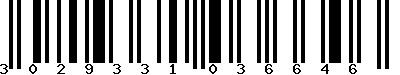EAN-13 : 3029331036646