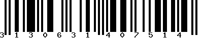 EAN-13 : 3130631407514