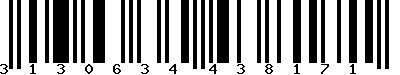 EAN-13 : 3130634438171