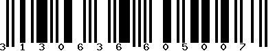 EAN-13 : 3130636605007