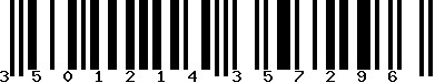 EAN-13 : 3501214357296