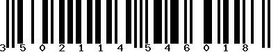 EAN-13 : 3502114546018