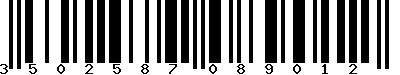 EAN-13 : 3502587089012