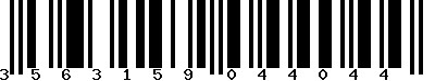 EAN-13 : 3563159044044