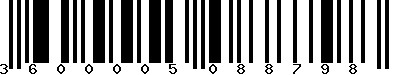 EAN-13 : 3600005088798