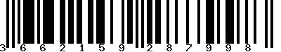 EAN-13 : 3662159287998