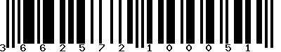 EAN-13 : 3662572100051