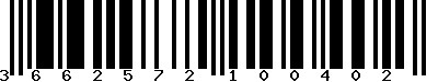 EAN-13 : 3662572100402