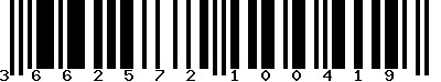 EAN-13 : 3662572100419
