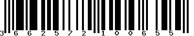 EAN-13 : 3662572100655