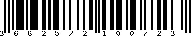 EAN-13 : 3662572100723