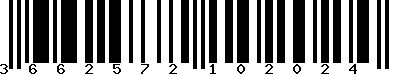 EAN-13 : 3662572102024