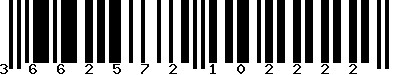 EAN-13 : 3662572102222