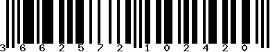 EAN-13 : 3662572102420