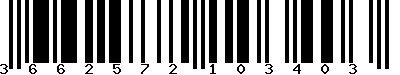 EAN-13 : 3662572103403