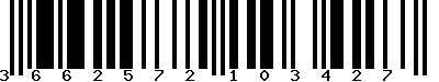 EAN-13 : 3662572103427