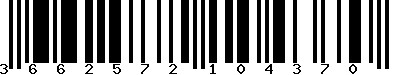 EAN-13 : 3662572104370