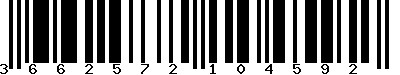 EAN-13 : 3662572104592