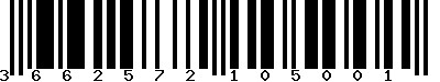 EAN-13 : 3662572105001