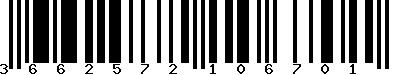 EAN-13 : 3662572106701