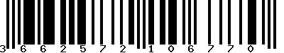 EAN-13 : 3662572106770