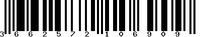 EAN-13 : 3662572106909