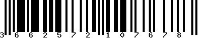 EAN-13 : 3662572107678