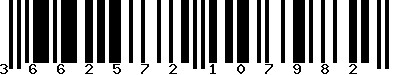 EAN-13 : 3662572107982