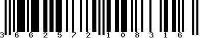 EAN-13 : 3662572108316