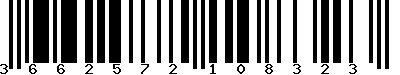 EAN-13 : 3662572108323