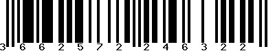 EAN-13 : 3662572246322