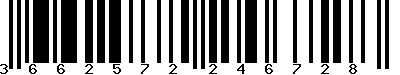 EAN-13 : 3662572246728