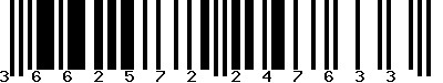 EAN-13 : 3662572247633