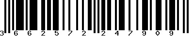 EAN-13 : 3662572247909