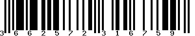 EAN-13 : 3662572316759