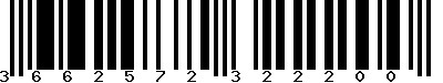 EAN-13 : 3662572322200
