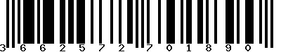 EAN-13 : 3662572701890