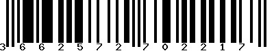 EAN-13 : 3662572702217