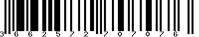 EAN-13 : 3662572707076