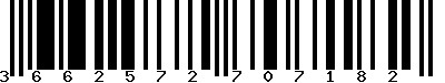 EAN-13 : 3662572707182