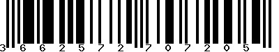 EAN-13 : 3662572707205