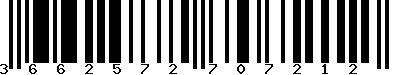 EAN-13 : 3662572707212