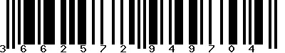 EAN-13 : 3662572949704