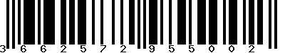 EAN-13 : 3662572955002