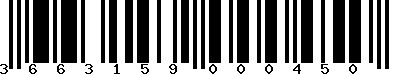EAN-13 : 3663159000450