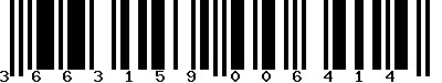 EAN-13 : 3663159006414