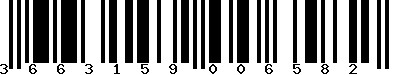 EAN-13 : 3663159006582